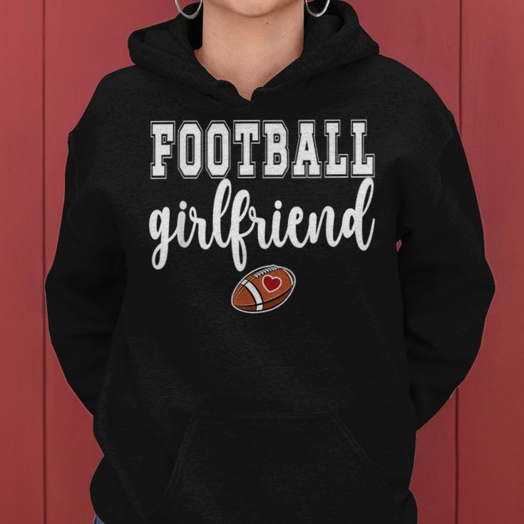 Football Girlfriend Of A Football Player Girlfriend Women Hoodie
