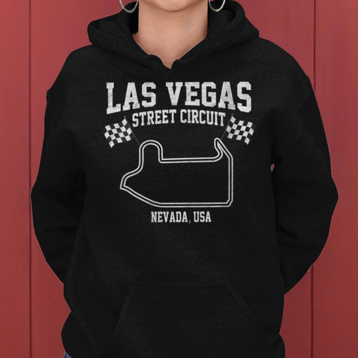 Formula Racing Las Vegas Street Circuit 2023 Nevada Race Car Women Hoodie