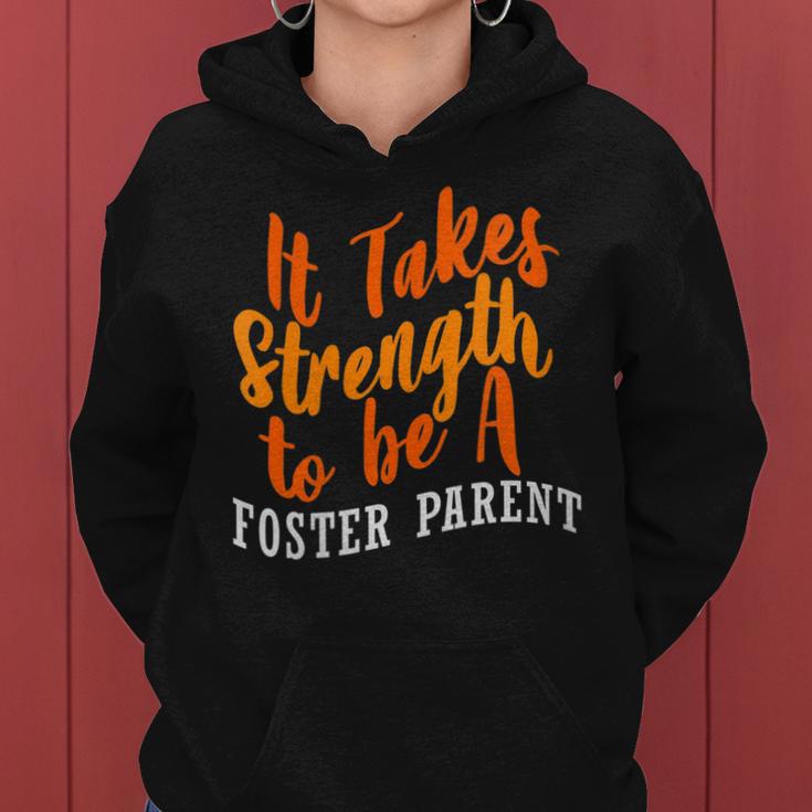 Foster Parent Mom Dad Strength Foster Care Women Hoodie