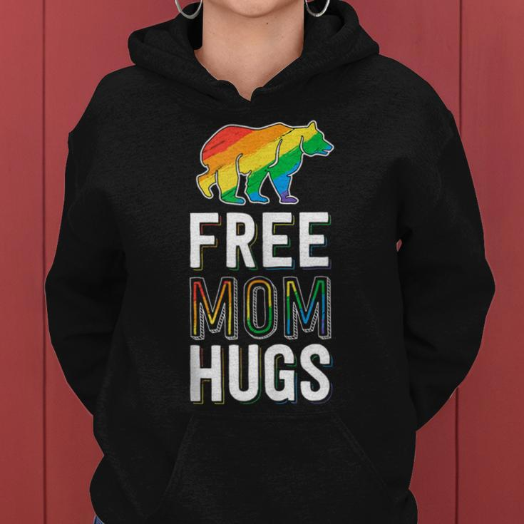 Free Mom Hugs Pride Proud Mom Lgbtq Parent Lgbt Women Hoodie