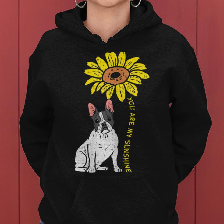 French Bulldog Sunflower Sunshine Frenchie Dog Women Women Hoodie