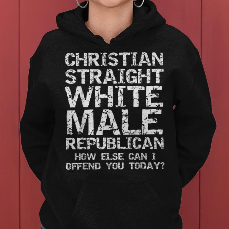 Conservative Christian Straight White Male Republican Women Hoodie
