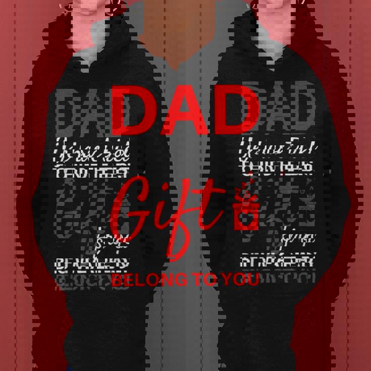 Fathers Day From Daughter Son Wife For Dad Women Hoodie