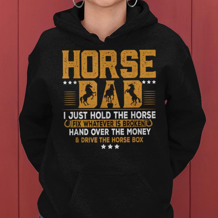 Horse Papa Ich Halte Einfach Das Horse Repair Everything Was Broken Kapuzenpullover für Damen