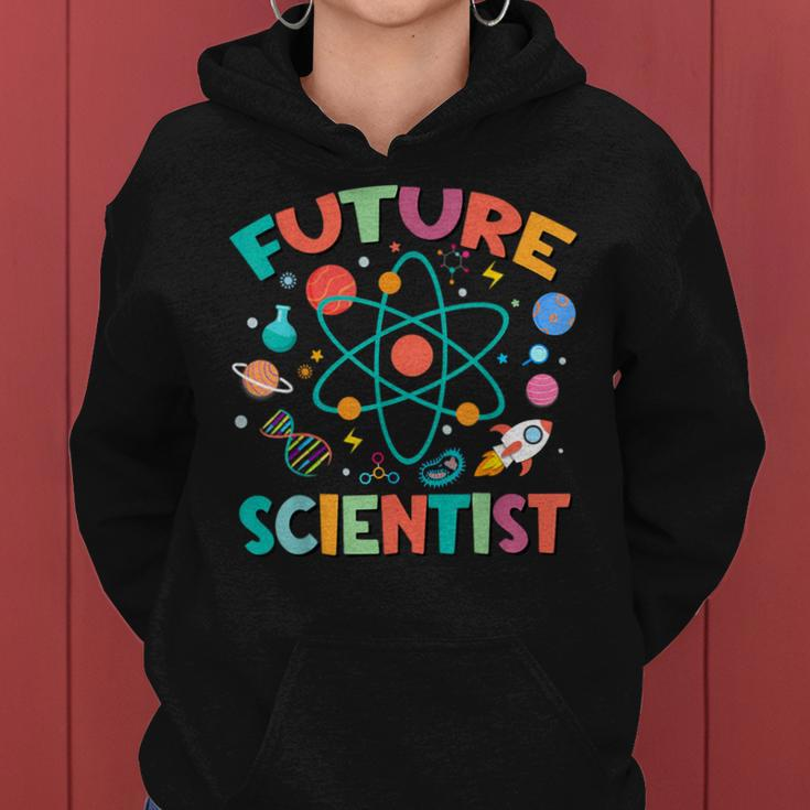 Future Scientist Stem Boy Girl Science Fair Scientist Women Hoodie