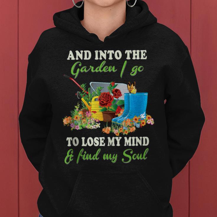 Into The Garden I Go Gardening Plant Lovers Women Hoodie