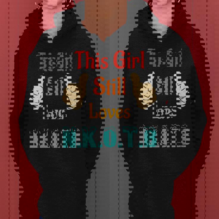 This Girl Still Loves NKOTB Vintage Apparel Women Hoodie
