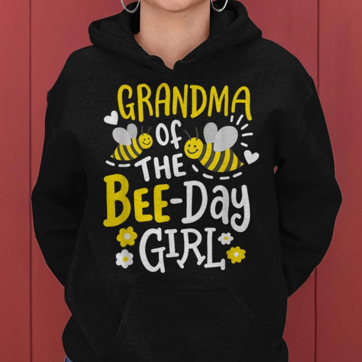 Grandma Of The Bee-Day Girl Birthday Party Matching Family Women Hoodie