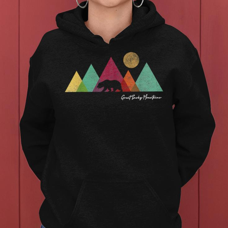 Great Smoky Mountains National Park Bear Graphic Women Hoodie