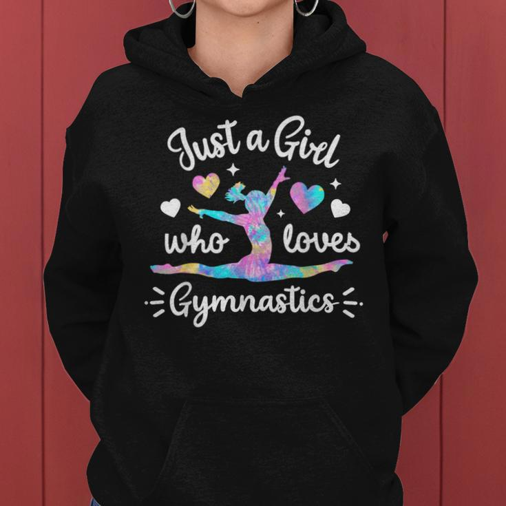 Gymnastic Sport Lover Just A For Girls Gymnastics Women Hoodie