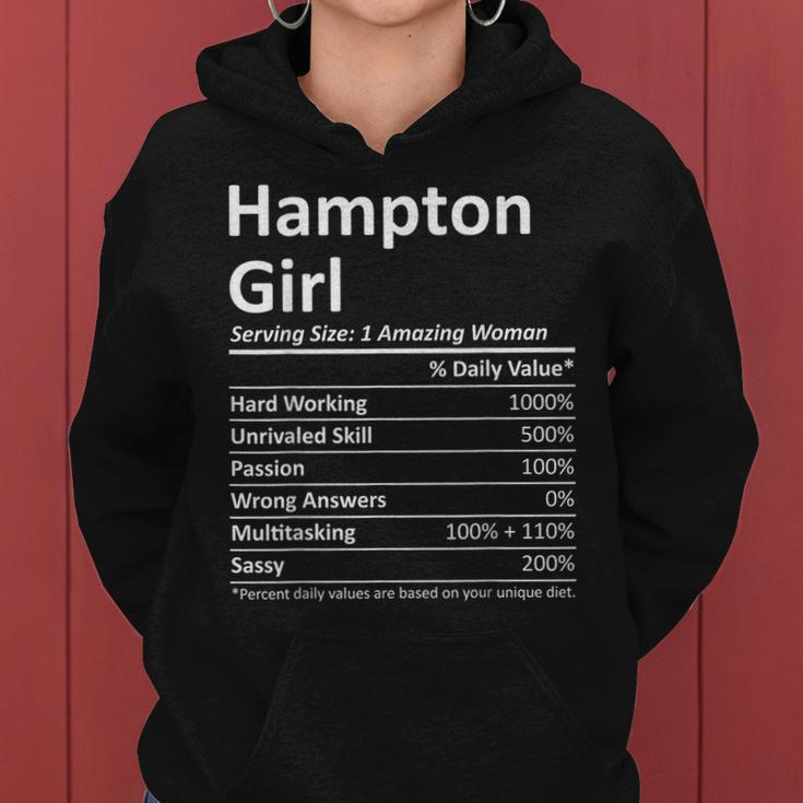 Hampton Girl Va Virginia City Home Roots Usa Women Hoodie