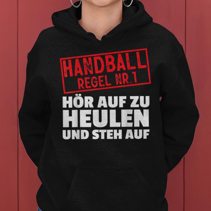 Handball Regel Hör Auf Zu Howl Player Hanballer Kapuzenpullover für Damen