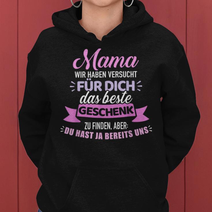 Hast Ja Bereits Uns Mama Lustiger Muttertag Kapuzenpullover für Damen