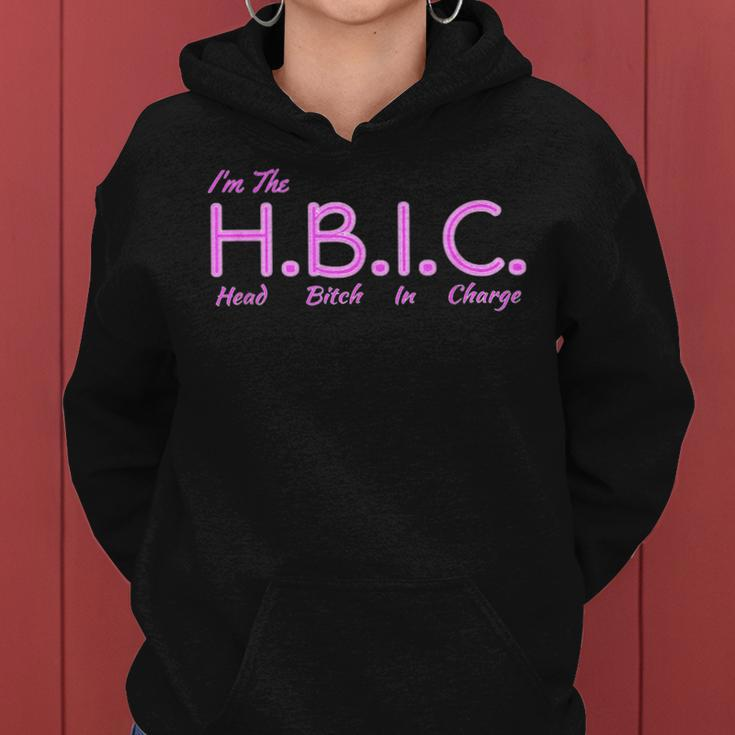 Hbic The Head Bitch In Charge Adult Women Hoodie