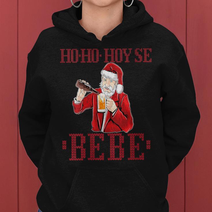 Ho Ho Hoy Se Bebe Ugly Christmas Dominican Women Hoodie