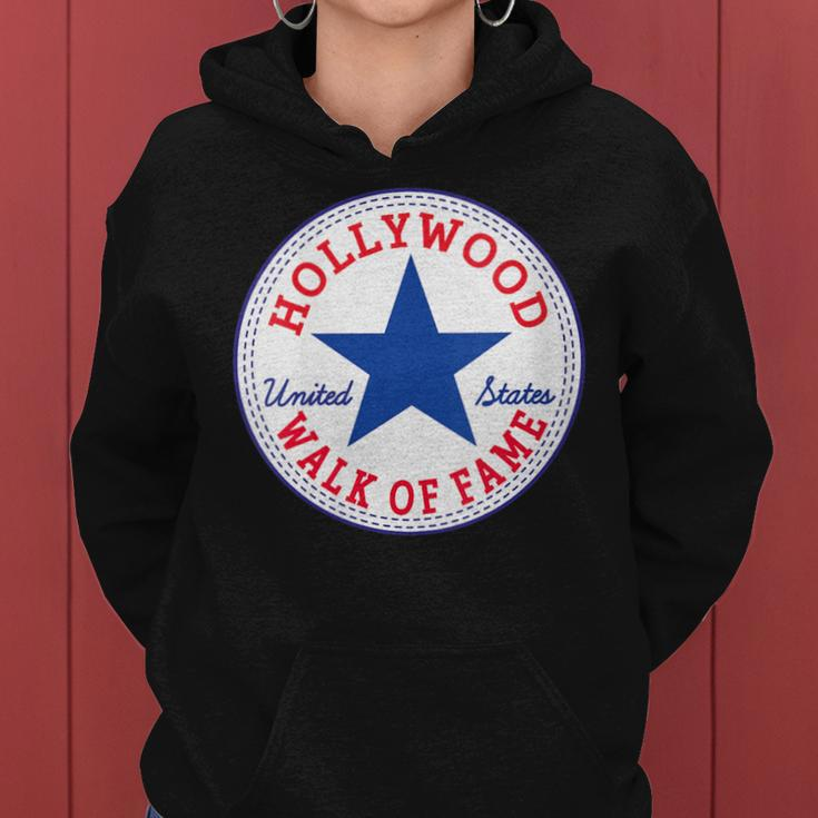 Hollywood Walk Of Fame Los Angeles California Tourist Usa Women Hoodie