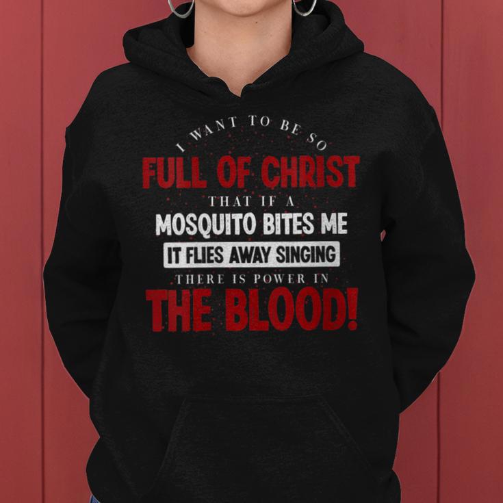 Holy Bible There Is Power In The Blood Prayer Women Hoodie