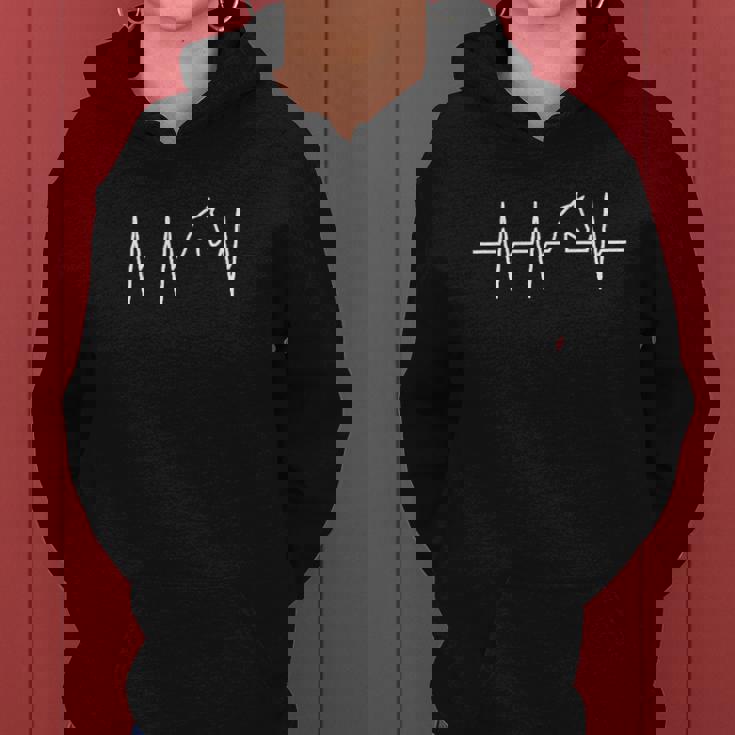 Horse Lover Heartbeat Hoodie Sweat à capuche femme