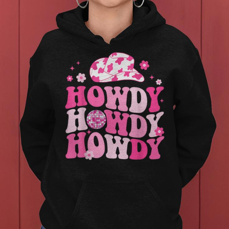 Howdy Southern Western Girl Country Rodeo Cowgirl Disco Women Hoodie