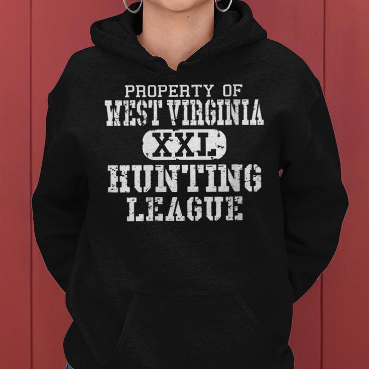 Hunter League Property Of West Virginia Hunting Club Women Hoodie