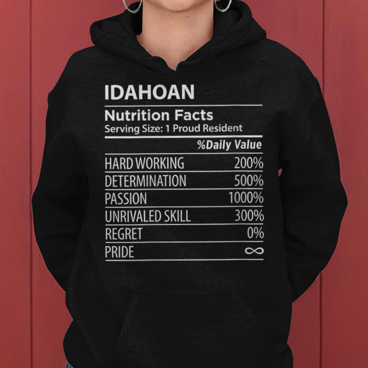 Idahoan Nutrition Facts Idaho Pride Women Hoodie
