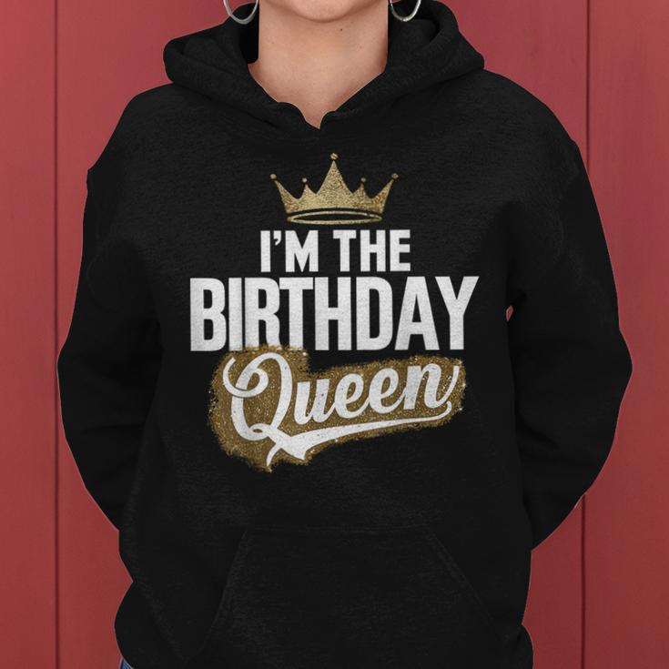 I'm The Birthday Queen Couples Matching Birthday Party Women Hoodie