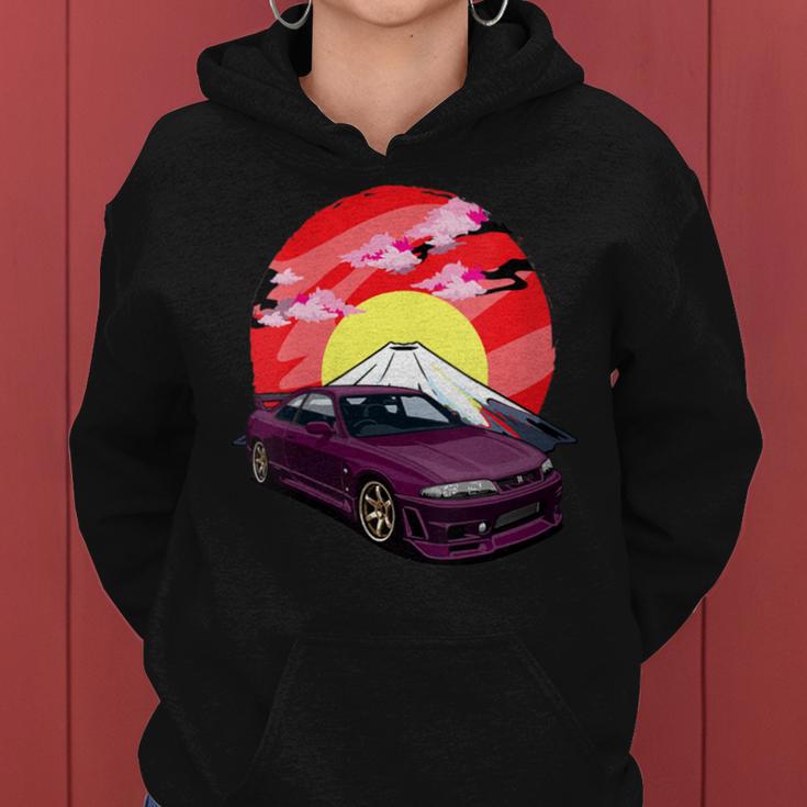 Jdm Skyline R33 Car Tuning Japan Fujiyama Drift Women Hoodie