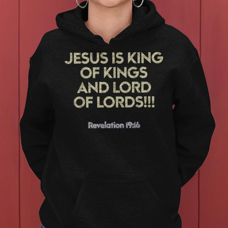 Jesus Is King Of Kings And Lord Of Lords Christian Women Hoodie