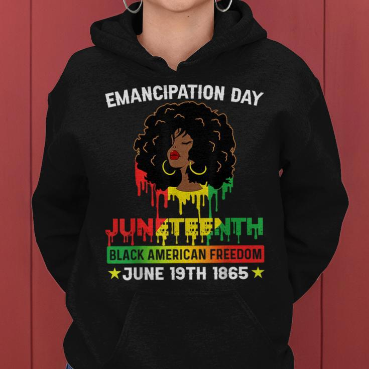 Junenth African Black American Feedom 1865 Women Hoodie