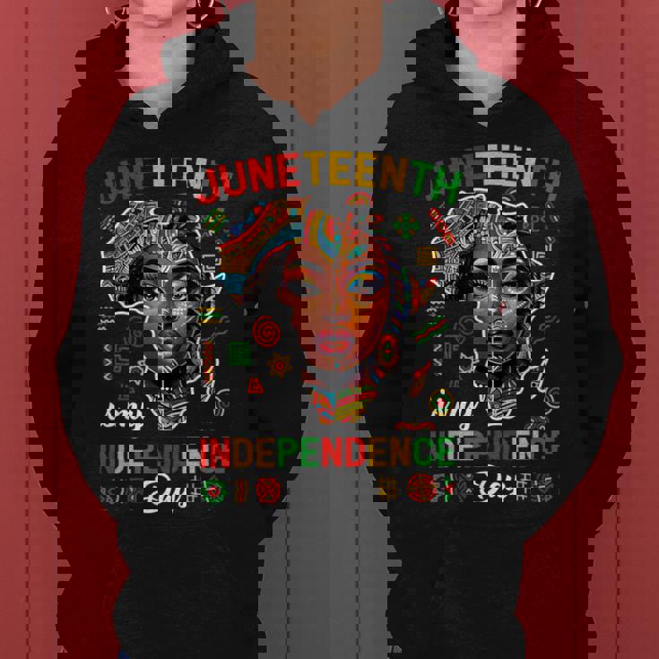 Junenth Is My Independence Day 1865 Black African Women Women Hoodie