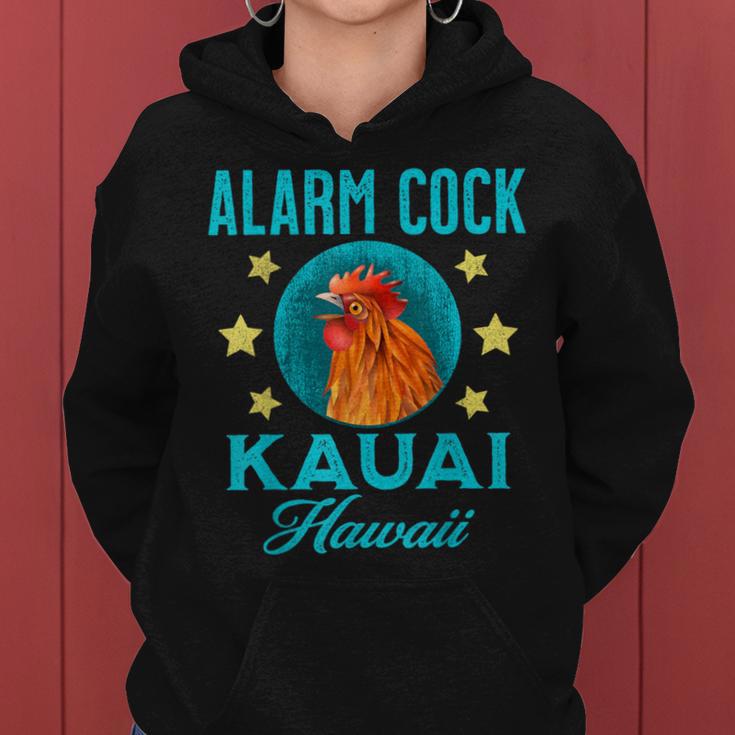 Kauai Hawaii Alarm Cock Chicken Rooster Souvenir Women Hoodie