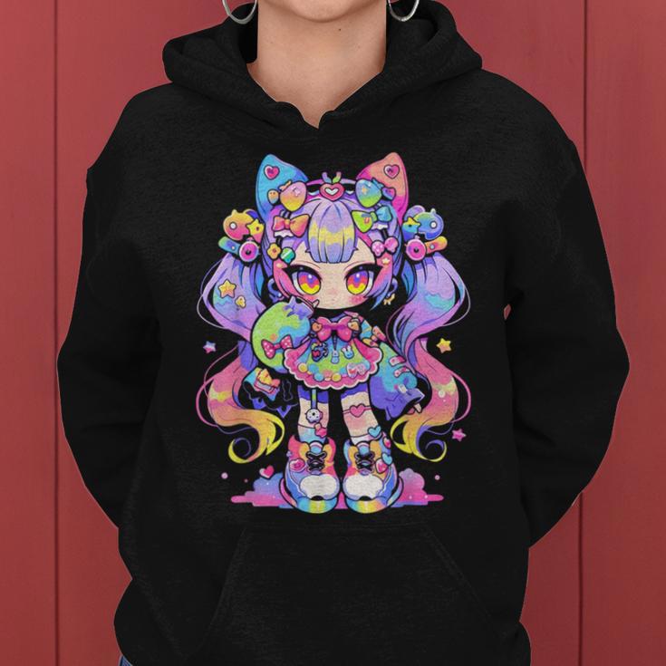 Kawaii Chibi Girl Decora Fairy Kei Anime Manga Harajuku Women Hoodie