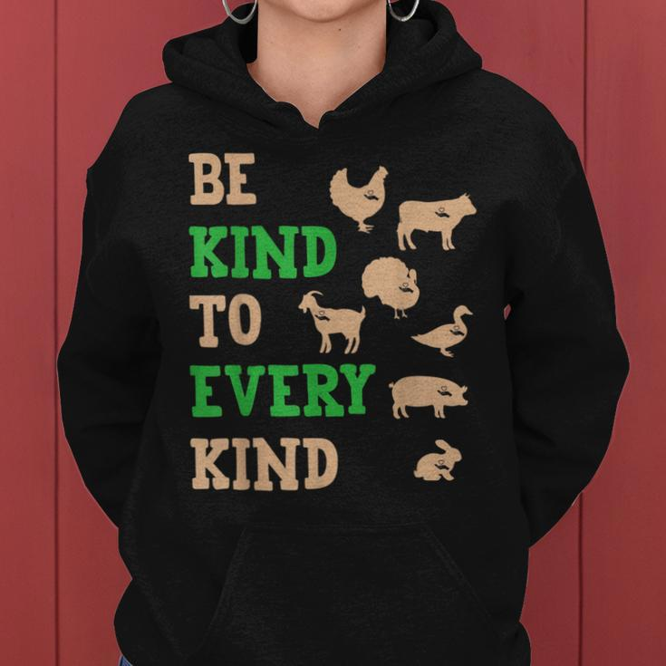 Be Kind To Every Kind Animal Friendly Women Hoodie