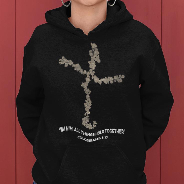 Laminin Christian Jesus Cross Women Hoodie