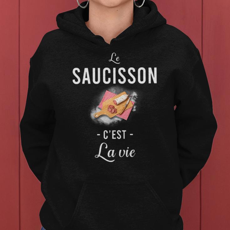 Le Saucisson C'est Lavie Sweat à capuche femme