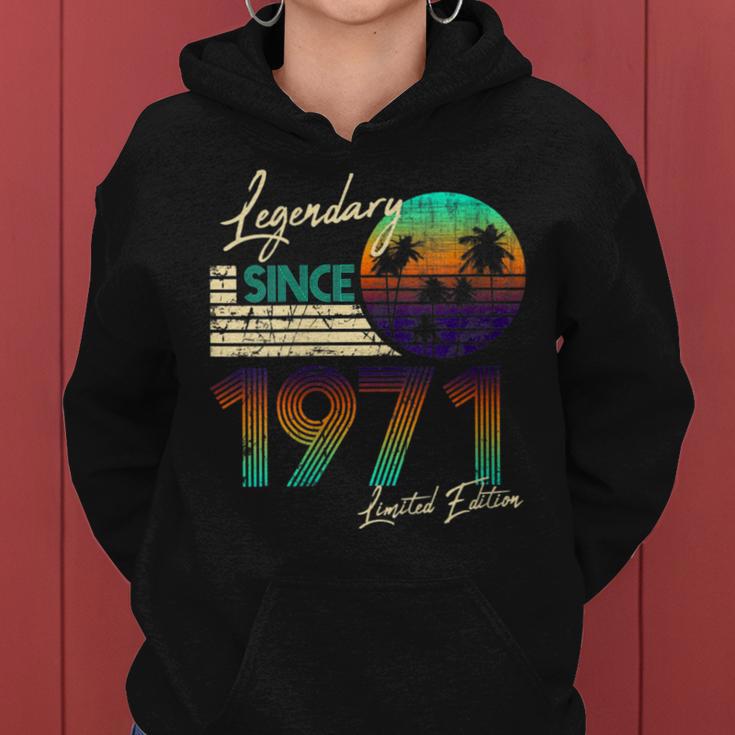 Legendary Since Bday March 1971 Vintage 50Th Birthday Women Hoodie