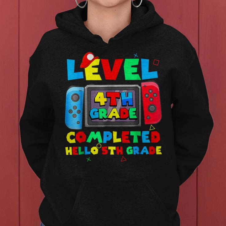 Level 4Th Grade Completed Hello 5Th Grade Last Day Of School Women Hoodie