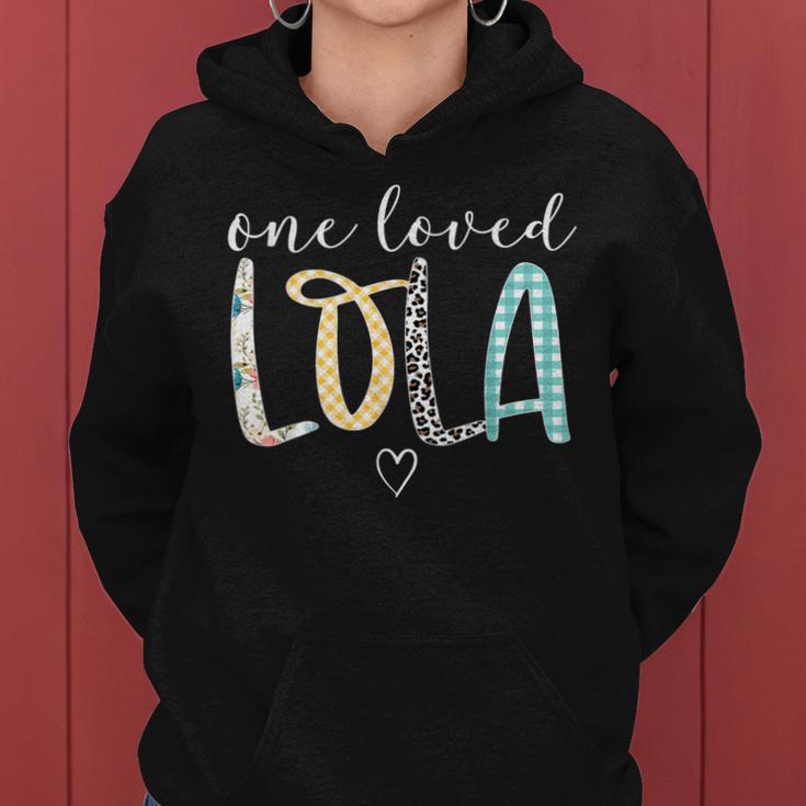 Lola One Loved Lola Mother's Day Women Hoodie