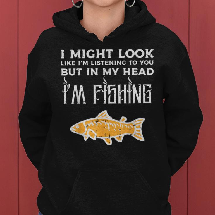 Might Look Like Listening Fishing Angler Kid Women Hoodie