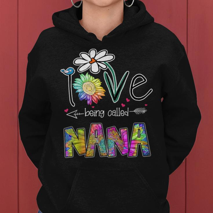 I Love Being Called Nana Sunflower Mother's Day Women Hoodie