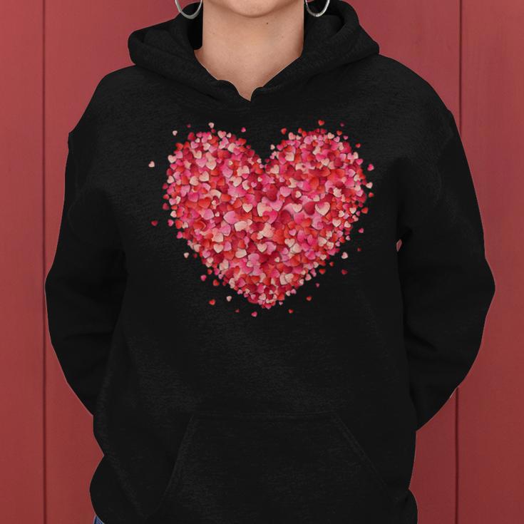 Love Heart Graphic Valentine's Day Girls Boys Hearts Women Hoodie