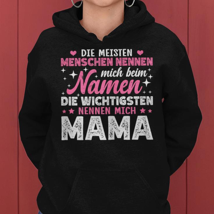 Lustiges Die Wichtigsten Nennen Mich Mama Muttertag Kapuzenpullover für Damen