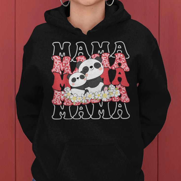 Lustiges Geschenk Zum Muttertag Panda Mama Mama Frauen Panda-Liebhaber Geschenke Kapuzenpullover für Damen