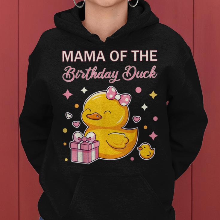 Mama Of The Birthday Duck Christmas Anime Party Outfit Women Hoodie