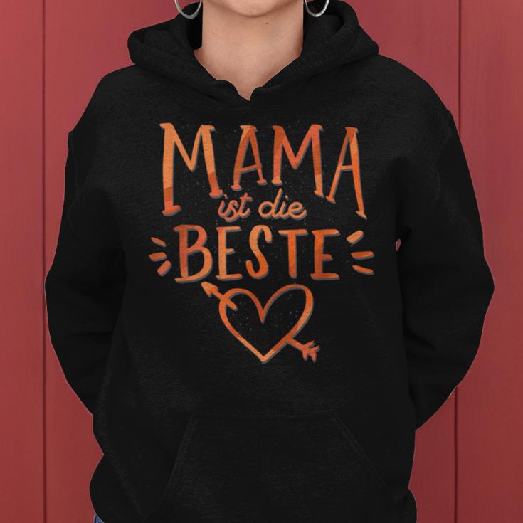 Mama Ist Die Beste Mama Der Welt Blumen Women's Kapuzenpullover für Damen