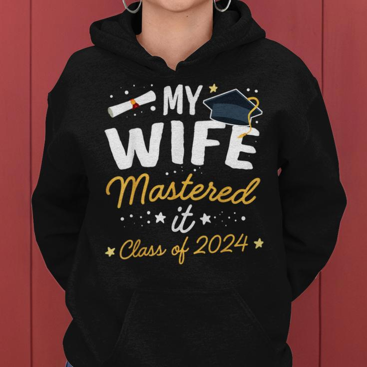 Masters Graduation My Wife Mastered It Class Of 2024 Women Hoodie