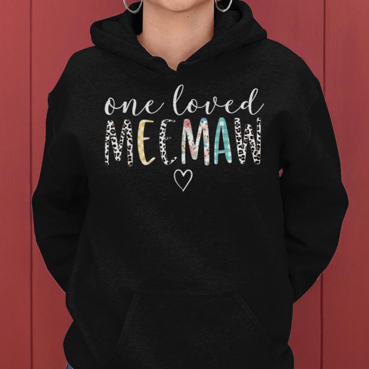 Meemaw One Loved Meemaw Mother's Day Women Hoodie