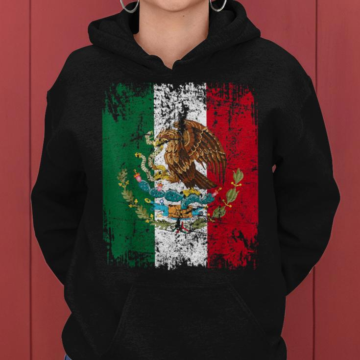 Mexico Flag For And Women Kapuzenpullover für Damen