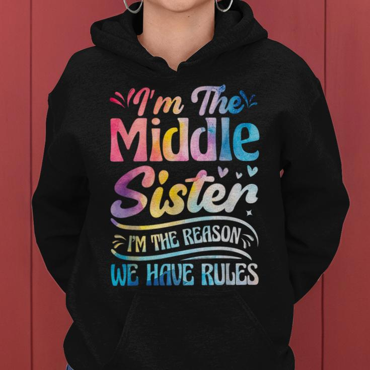 Middle Sister I'm The Reason We Have Rules Matching Women Hoodie