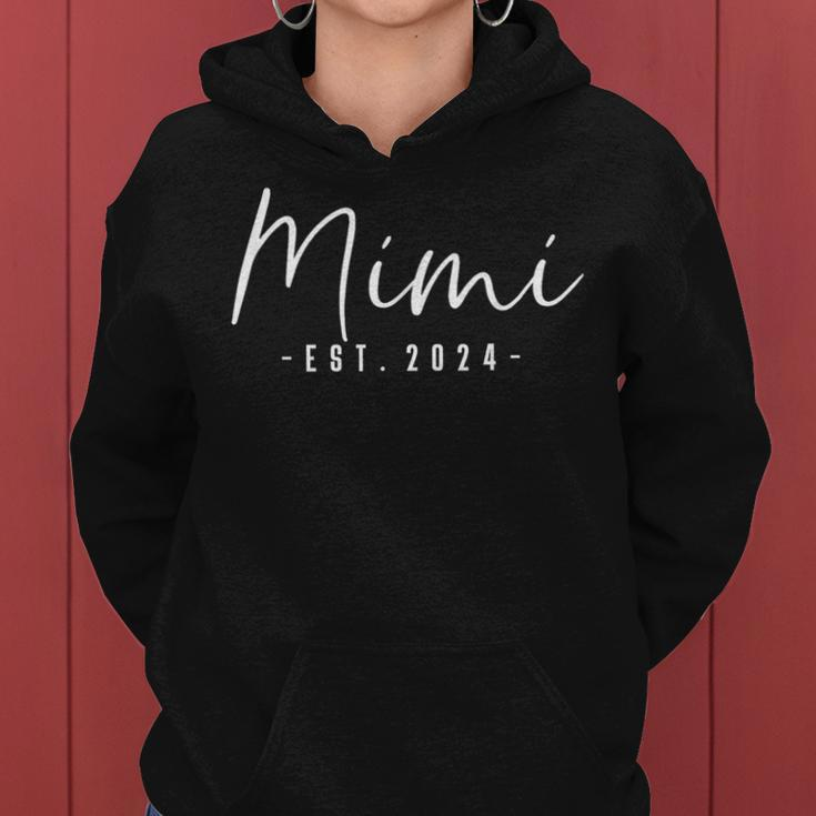 Mimi Est 2024 Mimi To Be New Grandma Pregnancy Women Hoodie